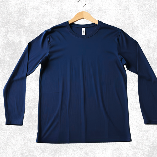 Kaos Polos Panjang 30S NAVY Cotton Combed 30s Premium - NAVY