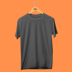 Kaos Polos Oblong Abu Tua Pendek Combed 30s - Abu Tua
