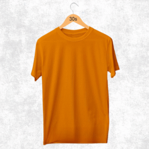 Kaos Polos Oblong Orange Pendek Combed 30s - Orange
