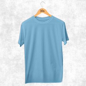 Kaos Polos Oblong Biru Bbby Pendek Combed 30s - Biru Bby, L